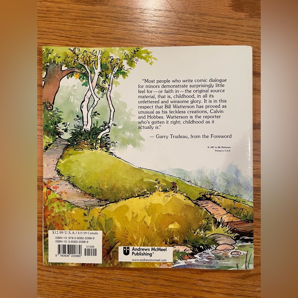 Calvin and Hobbes paper back book - Picture 2 of 2